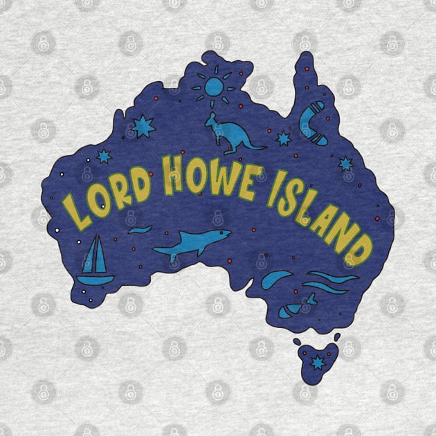 AUSSIE MAP LORD HOWE ISLAND by elsa-HD